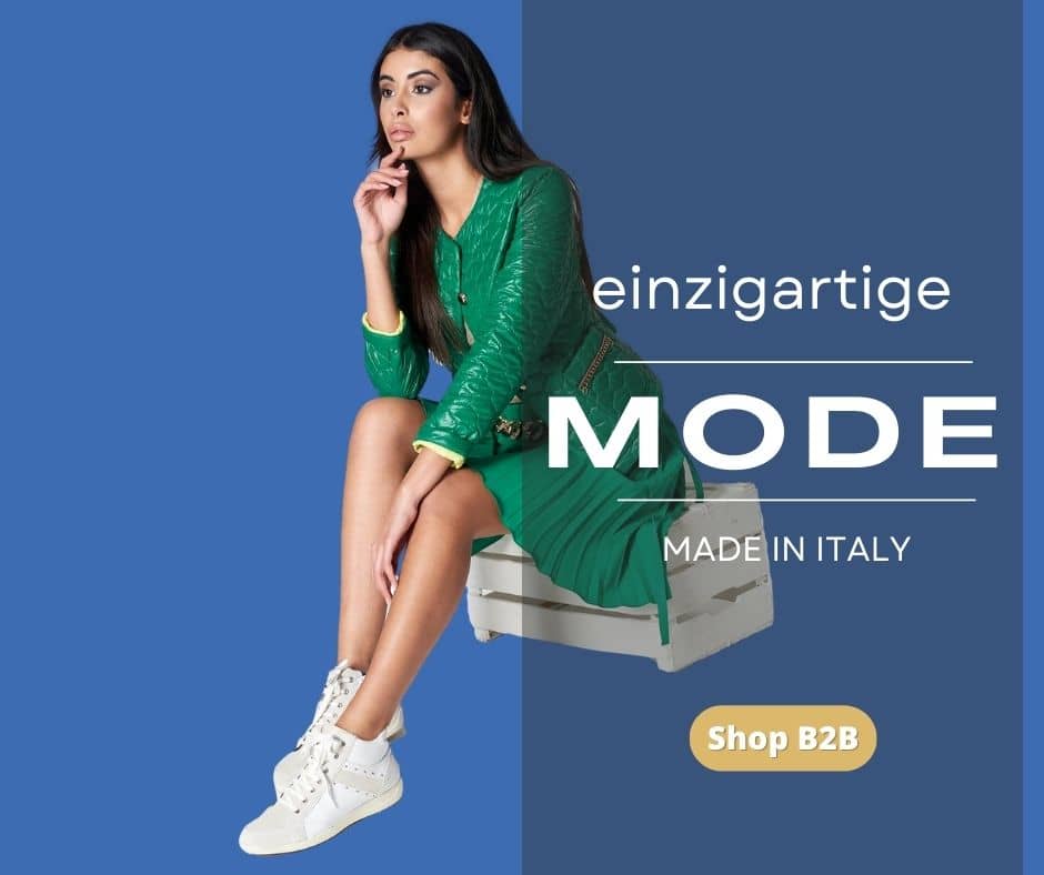 Wie man italienische Modekleidung im Großhandel kauft, direkt von Modemarken, Designern und Herstellern in Italien. B2B-Bekleidung für Wiederverkäufer